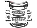 Matte Black Front Bumper Lip w/ LED DRL