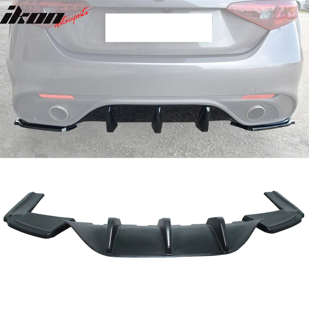 MX-Style Rear Bumper Diffuser and Aprons Kit