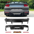 GT-V Style Rear Bumper Cover w/ Rock Diffuser