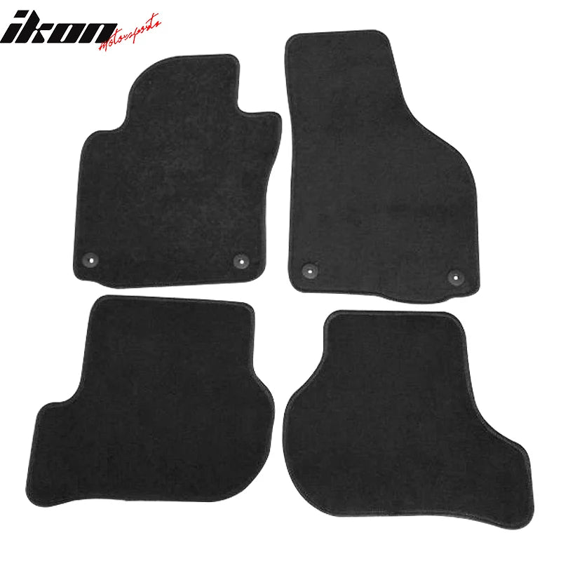4-Piece Nylon Floor Mat Set