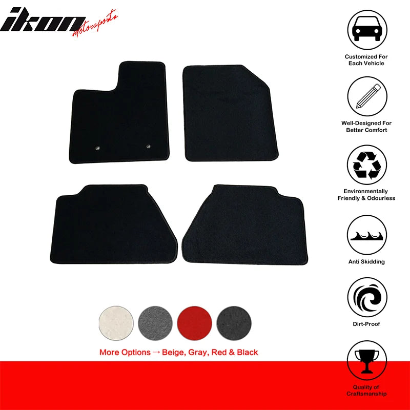 4-Piece Carpet Floor Mat Set