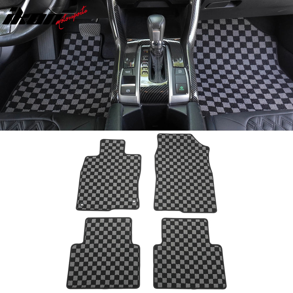 Plaid Floor Mats