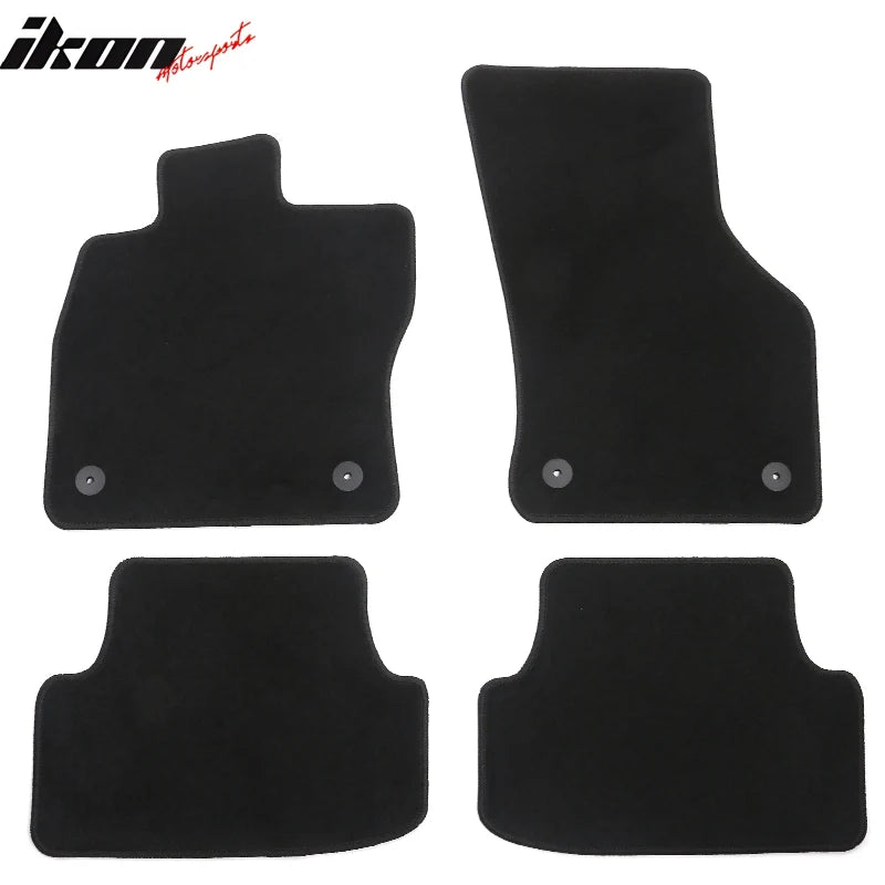 4-Piece Nylon Floor Mat Set