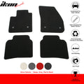Black Nylon Front and Rear Floor Mat Set