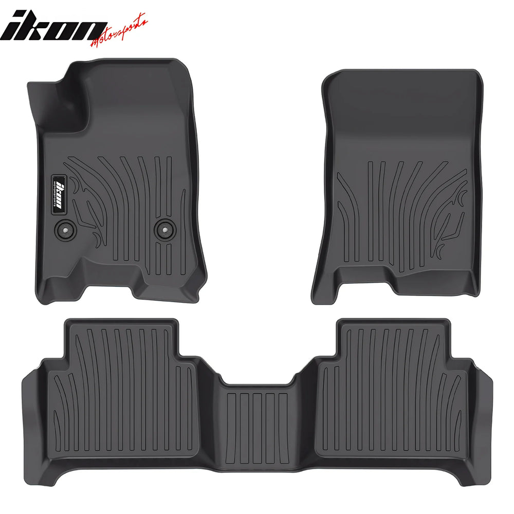 3D Molded All-Weather Floor Mats - 3 Piece Set