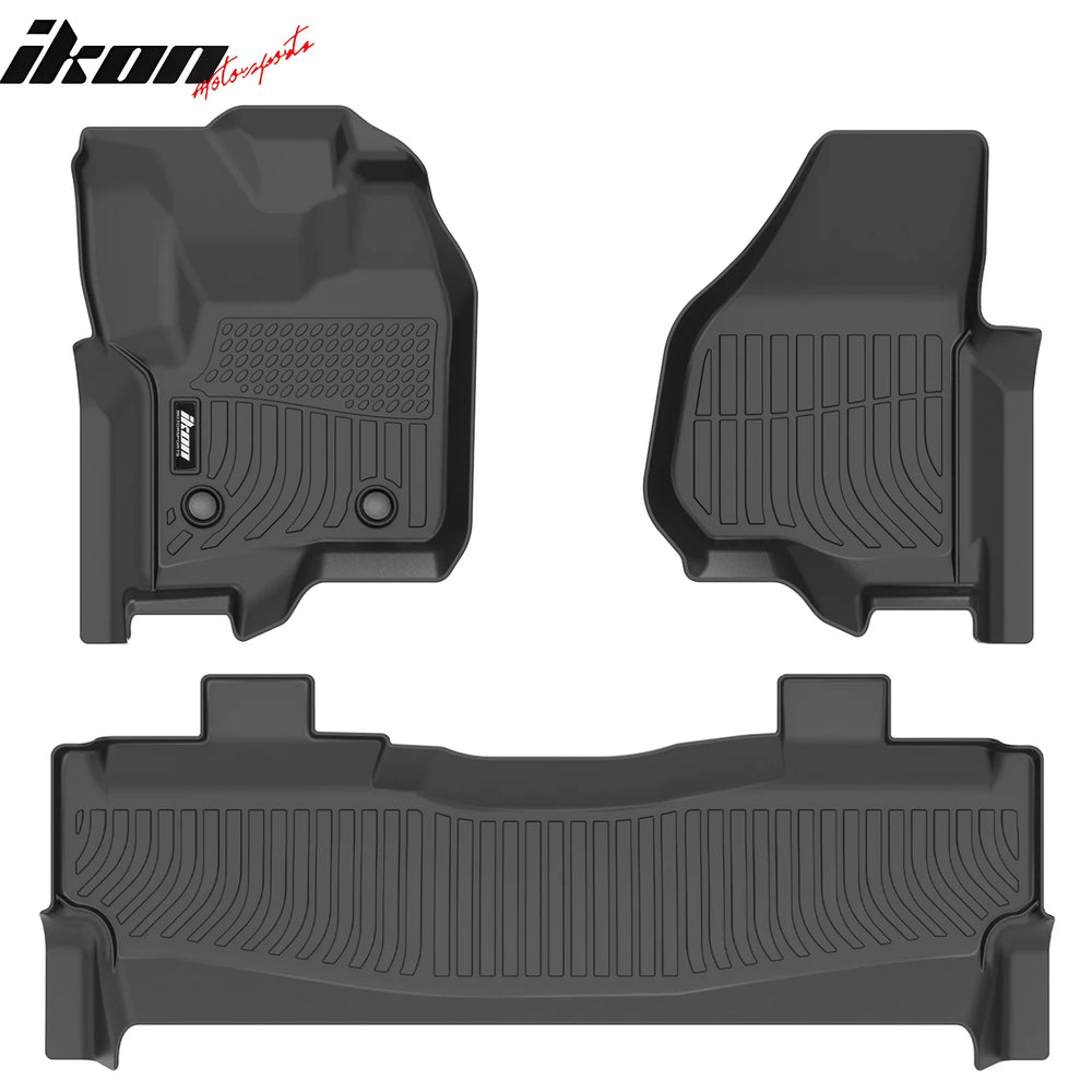 3D All-Weather Floor Mats, 3-Piece Set