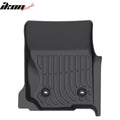 3D Molded Floor Mats Set Black TPE