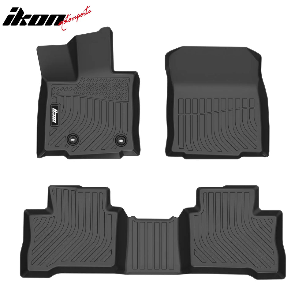 3-Piece TPE 3D Molded Waterproof Anti-Slip Floor Mat Set