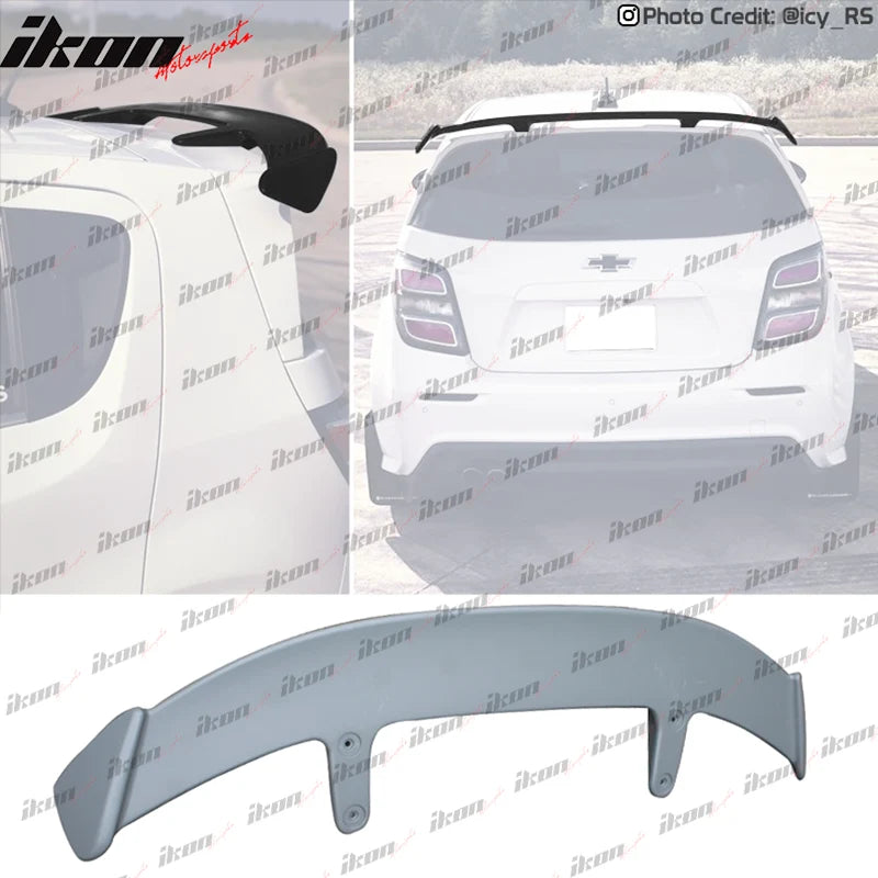 AE Style ABS Roof Spoiler Wing