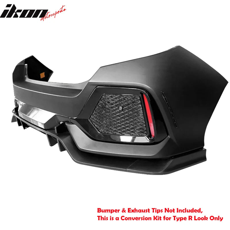 Type R Style Rear Bumper Conversion Kit