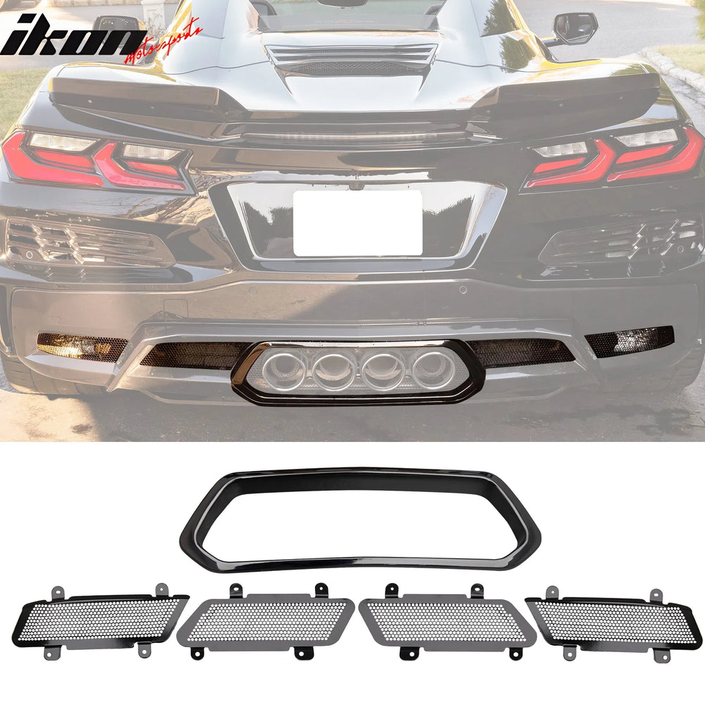 OE Style Rear Grille and Exhaust Bezel