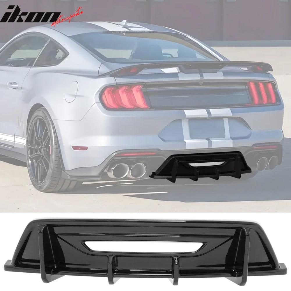 Gloss Black Rear Diffuser