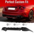 E53 Style Rear Diffuser with Quad Round Exhaust Tips