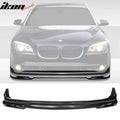 HM Style Front Lip Spoiler Unpainted Black