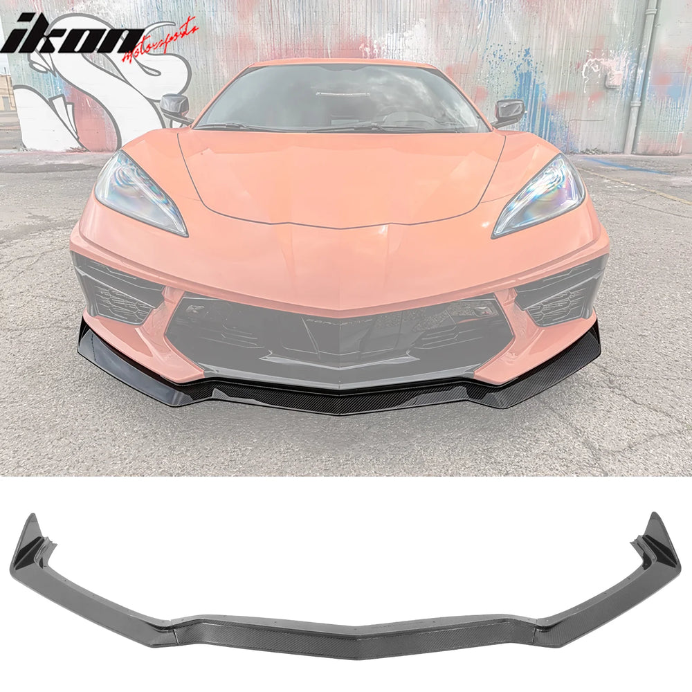5VM Style Carbon Fiber 3-Piece Front Bumper Lip
