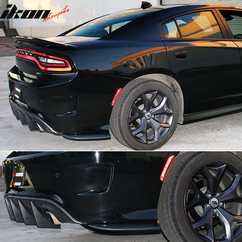 Rear Bumper Lip Side Apron Spat Set