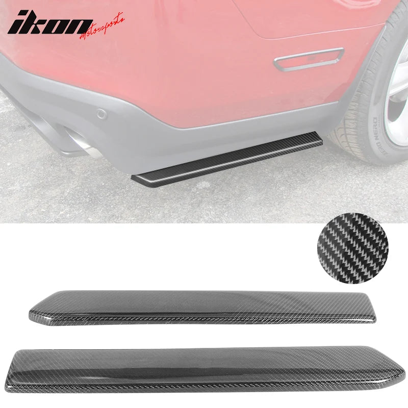 Carbon Fiber Rear Bumper Lip Aprons