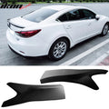 Rear Bumper Lip Diffuser Splitter Aprons 2-Piece Set
