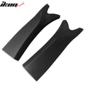 Rear Bumper Lip Diffuser Splitter Aprons 2-Piece Set