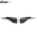 V Style Carbon Fiber Rear Bumper Aprons