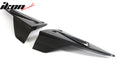 V Style Carbon Fiber Rear Bumper Aprons