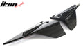 V Style Carbon Fiber Rear Bumper Aprons