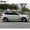 IKON Style Carbon Fiber Print Side Skirts