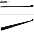 Gloss Black ABS Side Skirt Extension Pair