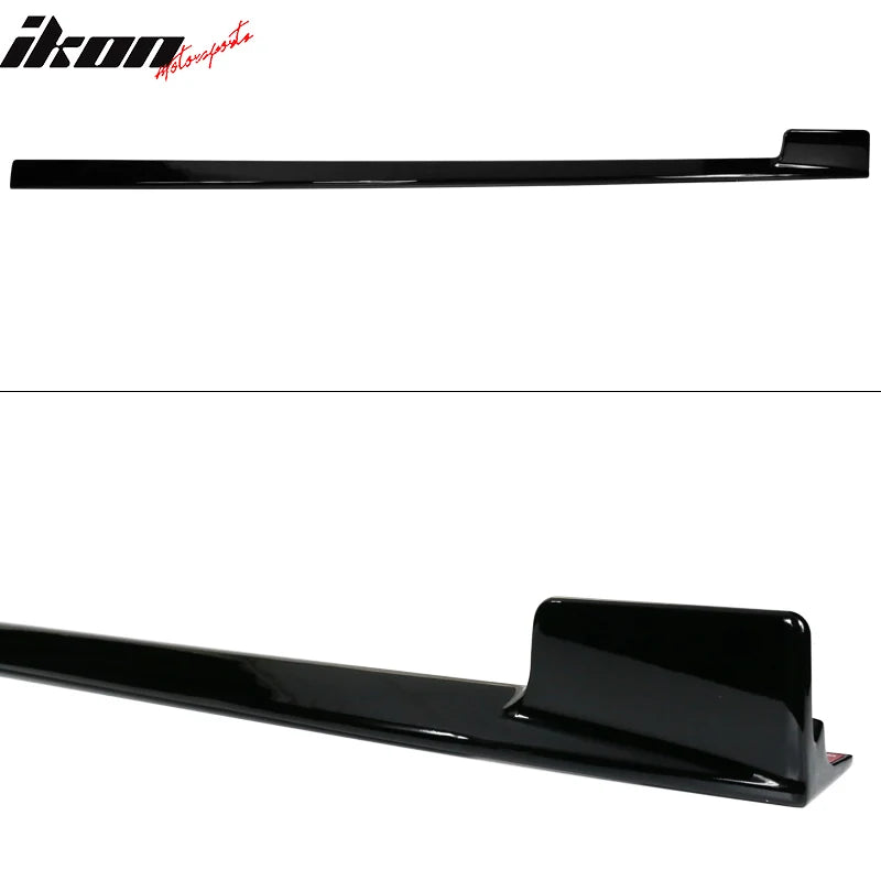 Gloss Black ABS Side Skirt Extension Pair