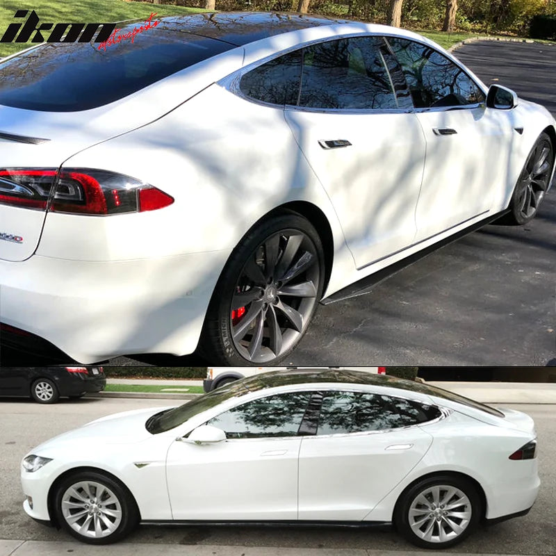Type 6 Carbon Fiber Side Skirt Extensions