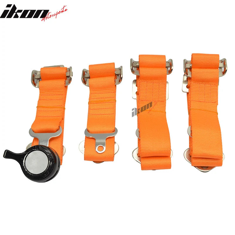 4 Point Nylon Harness Camlock Racing Seat Belts