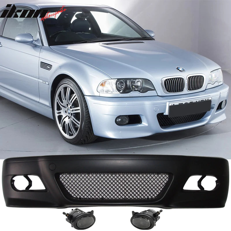 M3 Style Front Bumper Conversion Kit with Fog Lamps