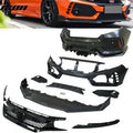 Type R Style CTR Front Bumper Grille Lip Kit