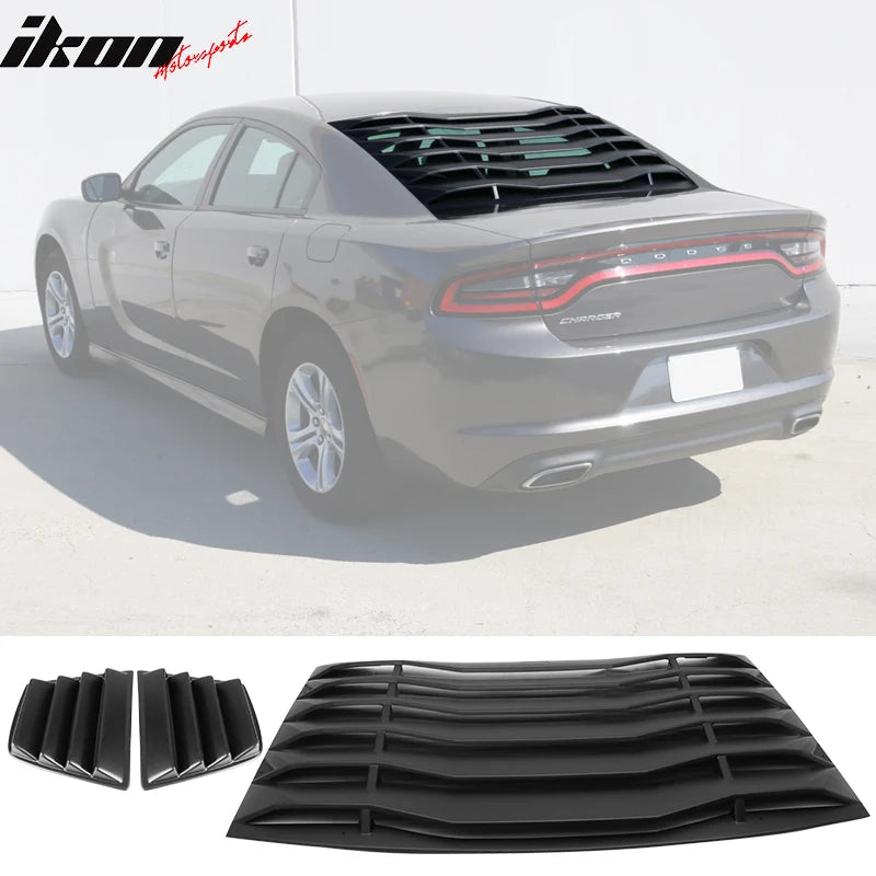 V1 Style Rear and Side Window Louvers Kit