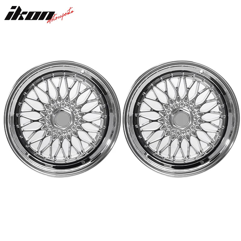 19x9.5 Step Lip Deep Dish Mesh Wheel