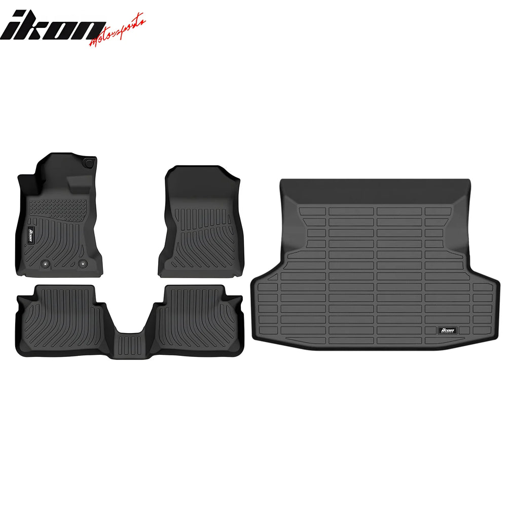 All-Weather TPE 3D Molded Floor Mat Set