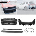 Hellcat Style Front and Rear Bumper Cover w/ Diffuser Lip