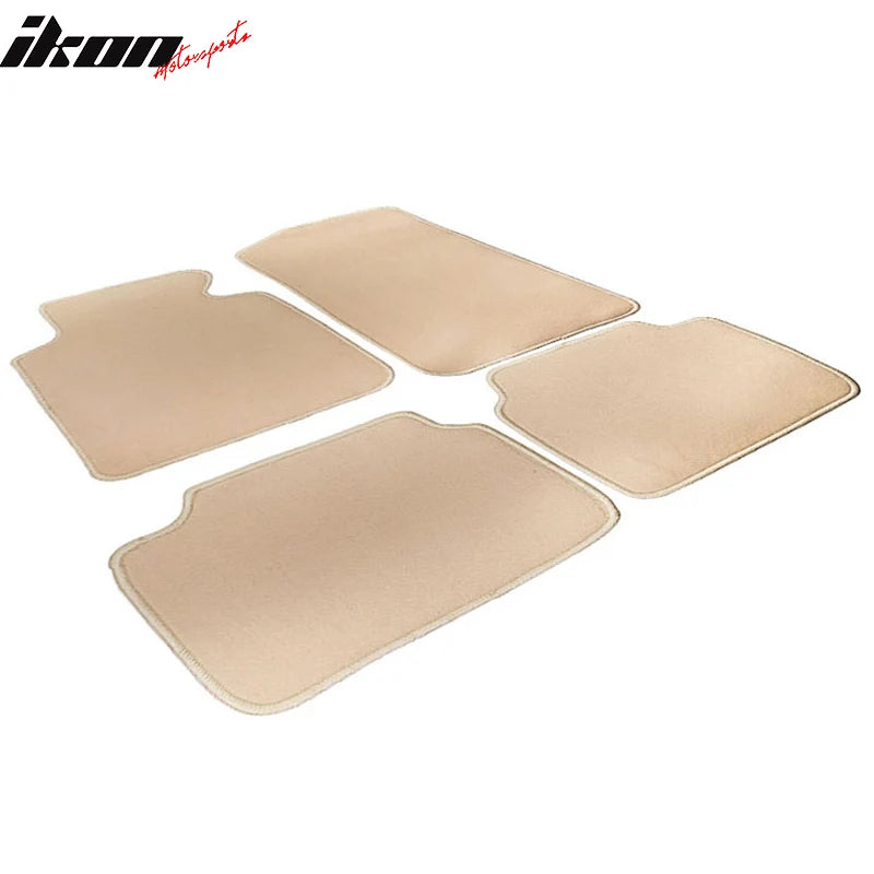 4-Piece Nylon Floor Mat Set