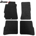 4-Piece Carpeted Floor Mat Set