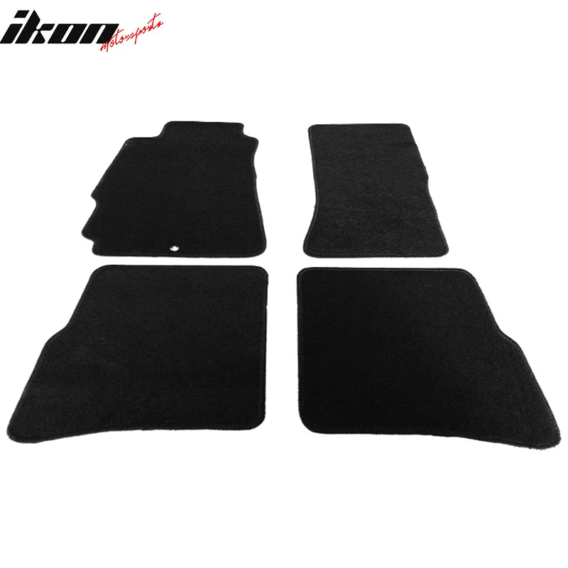 4-Piece Carpeted Floor Mat Set