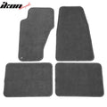 Nylon Floor Mat Set, 4-Piece Gray