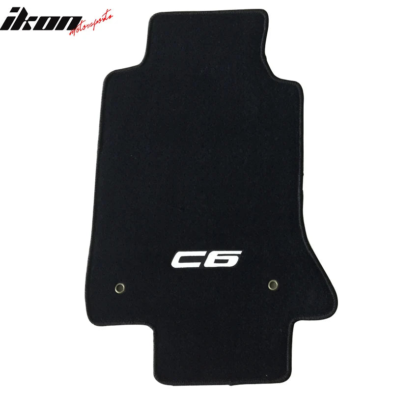 C6 Logo Floor Mats (Set of 2)