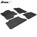 4-Piece Gray Floor Mat Set