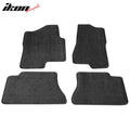4-Piece Gray Floor Mat Set