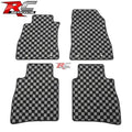 Plaid Floor Mat Set