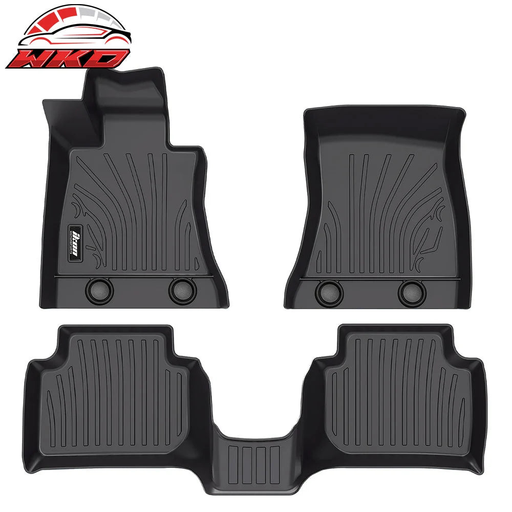3-Piece Molded TPE Floor Mat Set