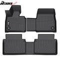 3D Molded All-Weather Floor Mats, Black, 3-Piece Set