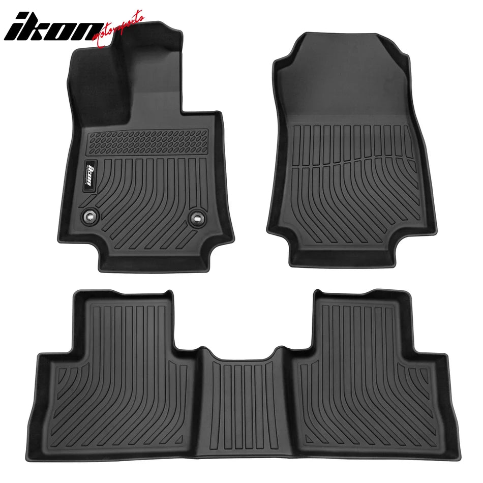 3-Piece All-Weather TPE Floor Mat Set