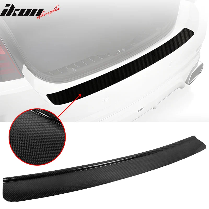 Real Carbon Fiber Rear Bumper Protector