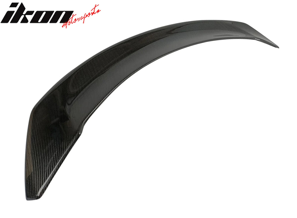 S Style Carbon Fiber Trunk Spoiler